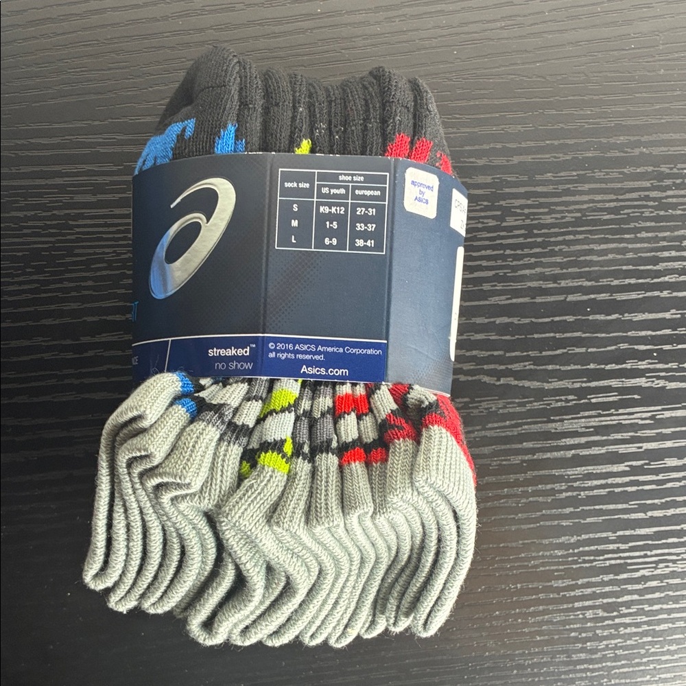 Gray and Red Kids  Ankle Socks